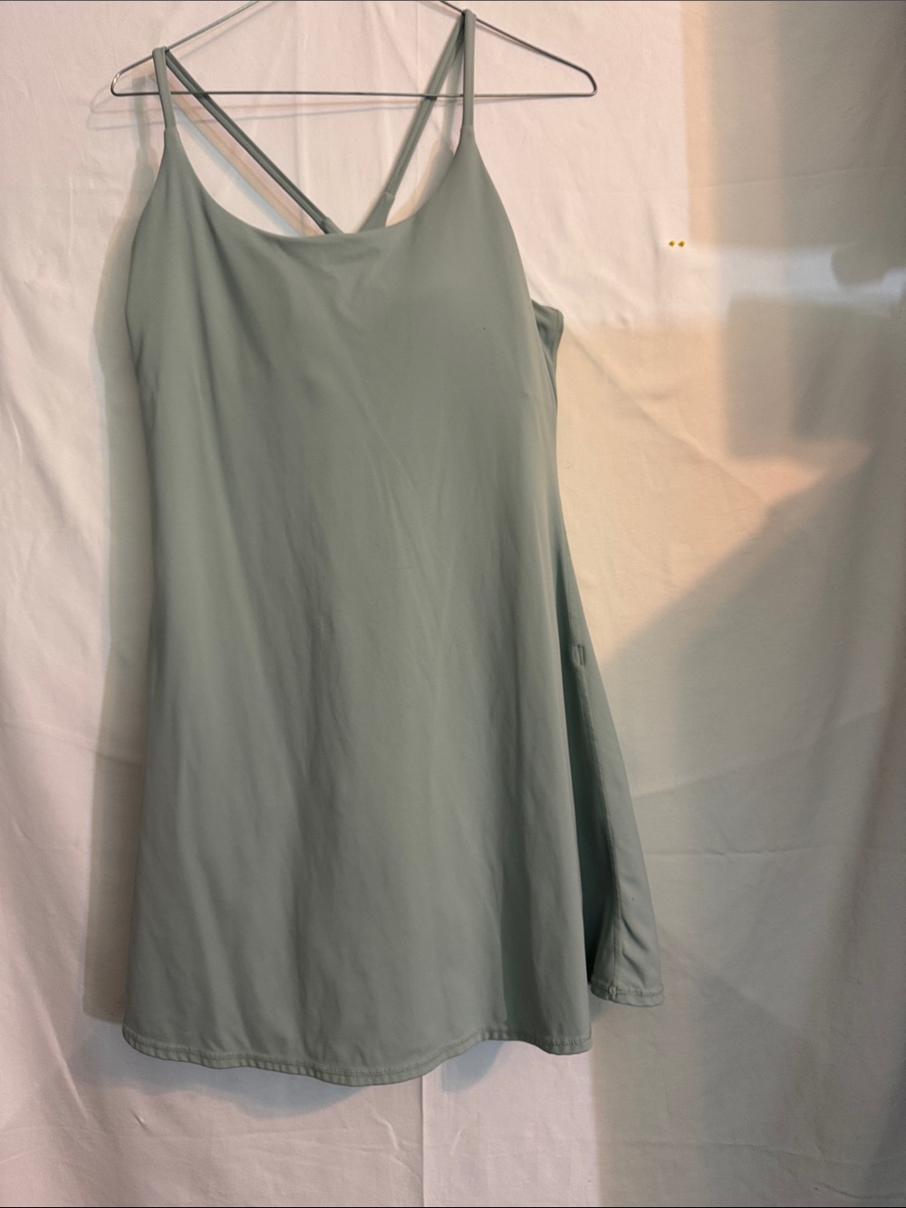 Women's Athletic Shorts in Sage Green - Lightweight Activewear